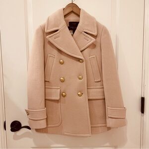 *NEW* J. Crew Double-Breasted Women's wool coat